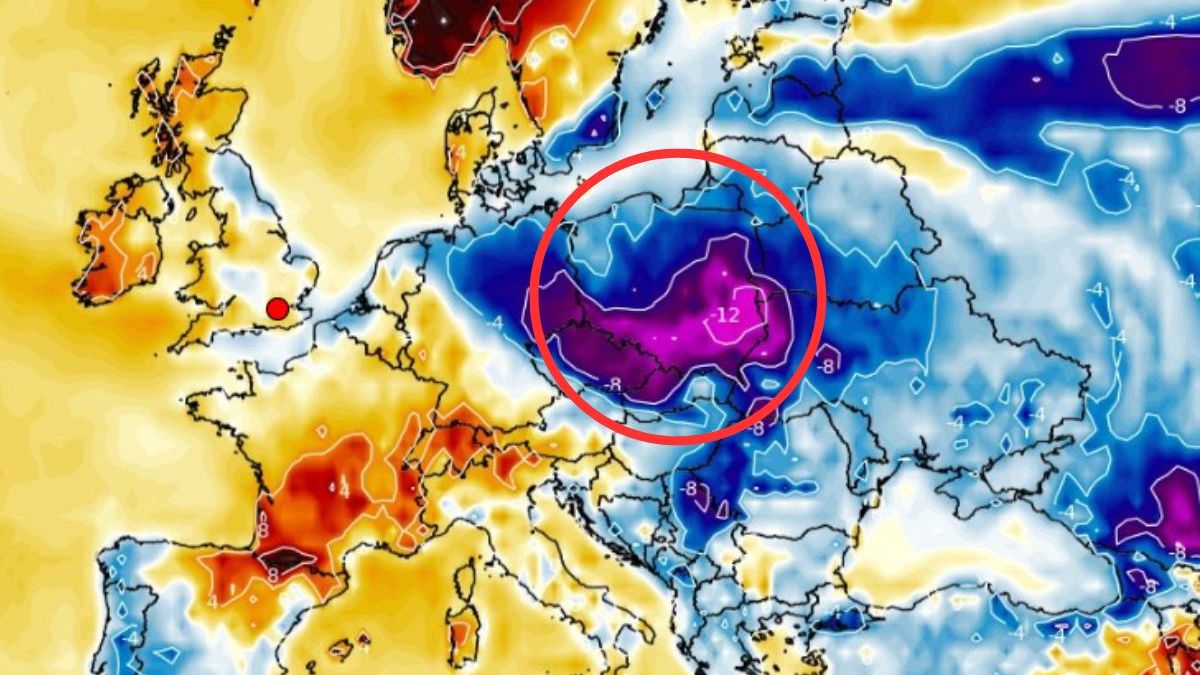 Prognoza pogody dla Polski.
