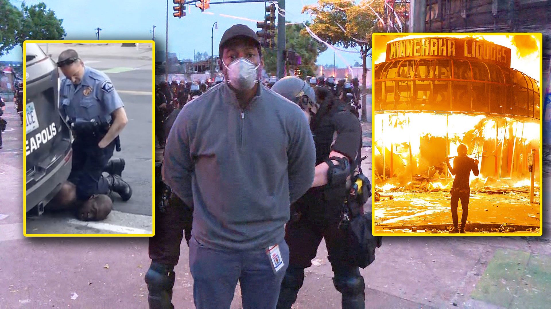 Brutalna interwencja policji w Minneapolis doprowadziła do zamieszek. Dziennikarz CNN został aresztowany