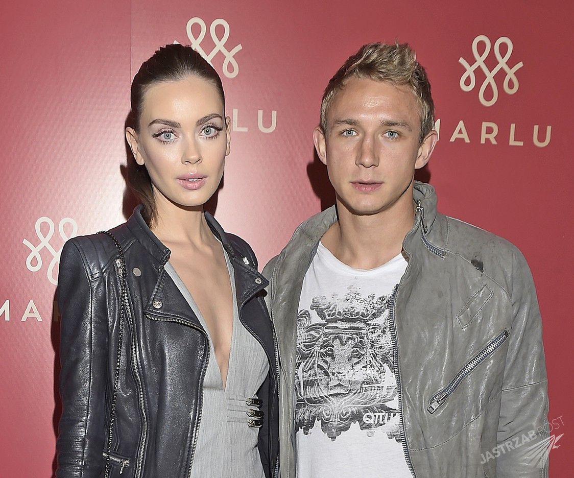 Edyta Zając i Jakub Rzeźniczak na spotkaniu promującym markę Marlu (fot. AKPA)
