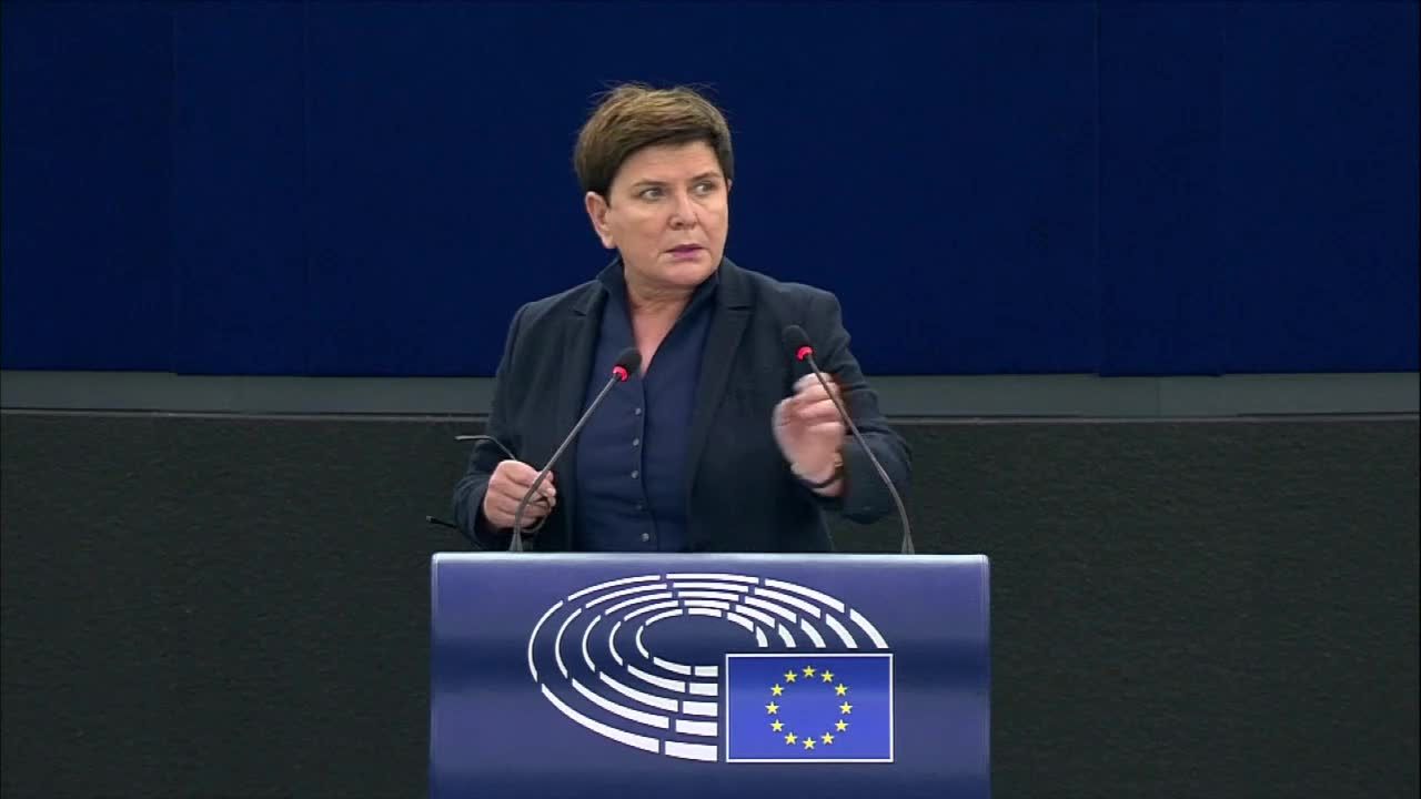 B. Szydło: Nie wypchniecie Polski z Unii Europejskiej.