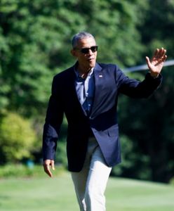 "Bestia" - samochód prezydenta USA na ulicach Warszawy