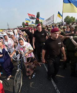 Zaostrzone środki bezpieczeństwa na Ukrainie. Marsz prawosławnych zbliża się do Kijowa