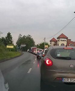Wypadek na A4 w Krakowie. Utrudnienia dla kierowców