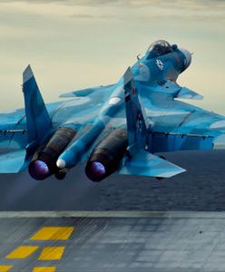 Katastrofa rosyjskiego myśliwca podczas lądowania na lotniskowcu