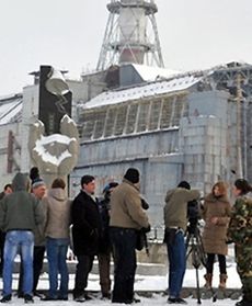 Turyści w Czarnobylu