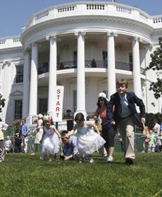 Toczenie jajka u Obamów