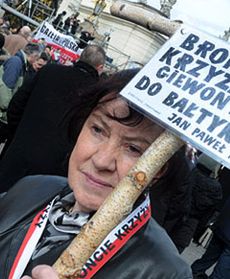 Tłumy przed Pałacem Prezydenckim