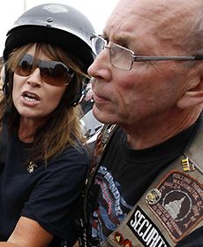 Sarah Palin na motorze