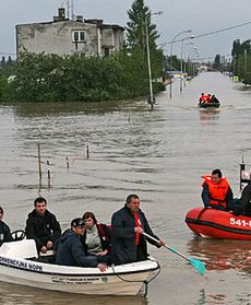 Fala zbliża się do centrum kraju