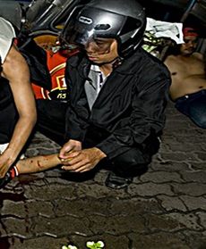 Tajlandia spływa krwią