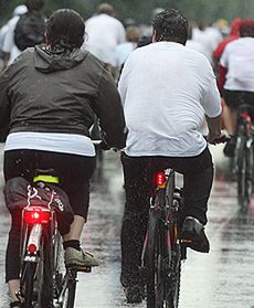 "Masa" w strugach deszczu