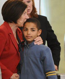 Dzieci u prezydentowej