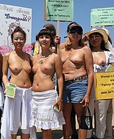 Nagi protest w Los Angeles