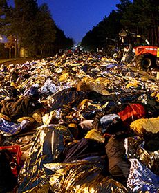 Radioaktywny pociąg "oprotestowany"