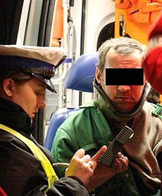 Potrącenie rowerzysty