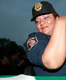 Meksykańscy policjanci na diecie