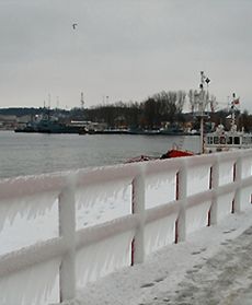 Śnieg zamiast piasku