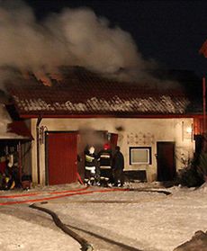 Pożar w Skarbiszowie