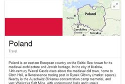 Błąd Google Maps - część woj. warmińsko-mazurskiego poza granicami kraju