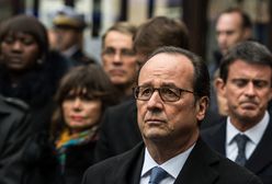 Prezydent Francji Francois Hollande oddał hołd ofiarom zamachów w Paryżu