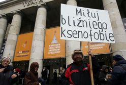 Pod hasłem "Polska przeciwko rasizmowi i przemocy" manifestowano w Warszawie