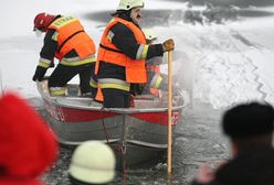 Dramat na zbiorniku pod Sławnem. Pod trzema osobami załamał się lód
