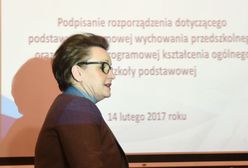 Minister edukacji Anna Zalewska podpisała rozporządzenie o nowej podstawie programowej dla szkół podstawowych