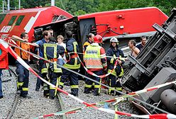 Wypadek pociągu w szwajcarskich Alpach