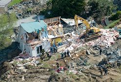 Dom zapadł się pod ziemię