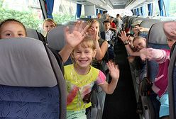 Dzieci powodzian jadą na kolonię