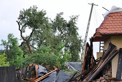 Zniszczenia po burzach