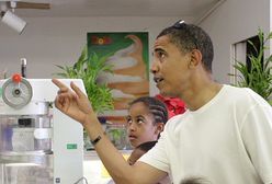 Kanapka i lody dla Obamy