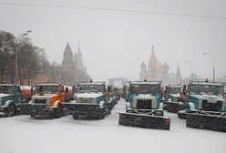 Śnieżyca nad Moskwą