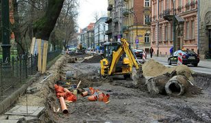 Kolejne utrudnienia w centrum Krakowa. Torowisko na Westerplatte zamknięte