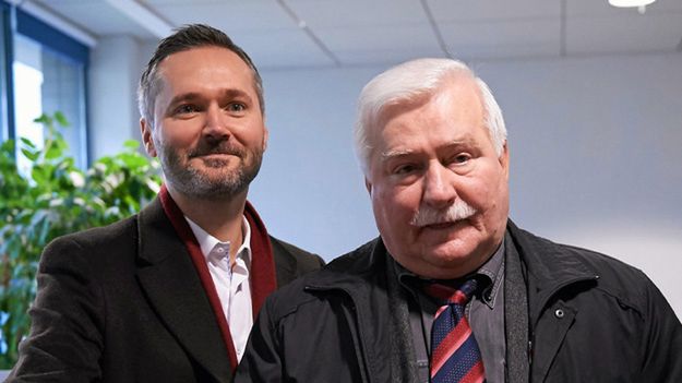 Jarosław Wałęsa i Lech Wałęsa