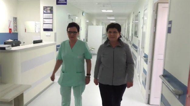 Kadr z filmu udostępnionego przez Kancelarię Prezesa Rady Ministrów