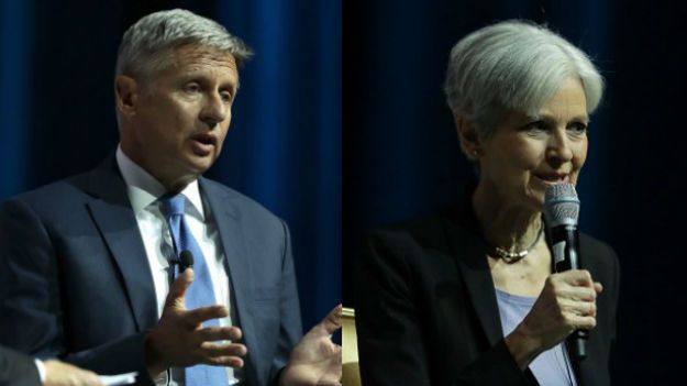 Gary Johnson i Jill Stein