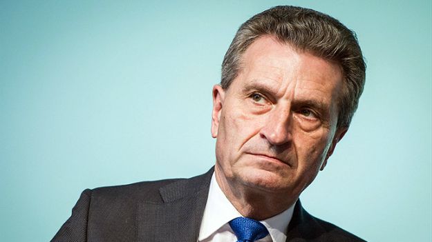 Niemiecki komisarz UE ds. gospodarki cyfrowej Günther Oettinger