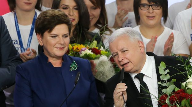 Wieczór wyborczy Prawa i Sprawiedliwości - zdjęcie archiwalne