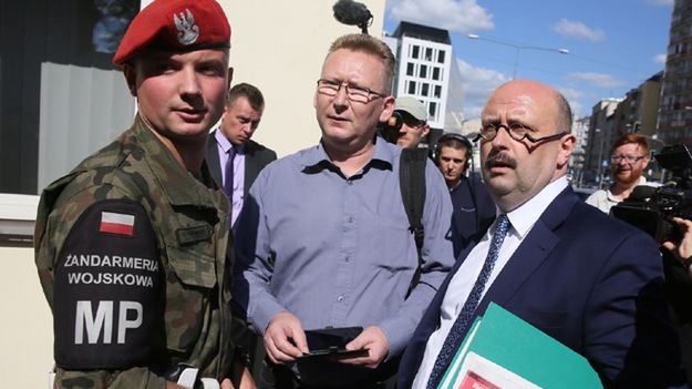 Piotr Walentynowicz i mec. Stefan Hambura