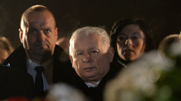 Prezes PiS Jarosław Kaczyński w Starachowicach