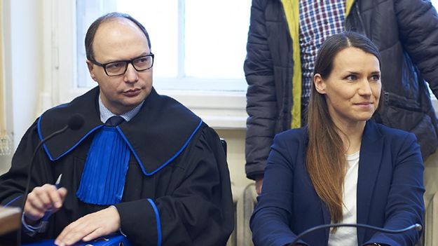 Posłanka Platformy Obywatelskiej Agnieszka Pomaska  i radca prawny Marek Koenner