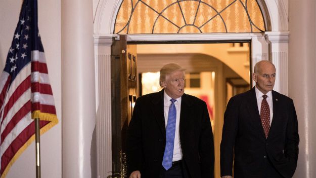 Donald Trump i gen. John F. Kelly