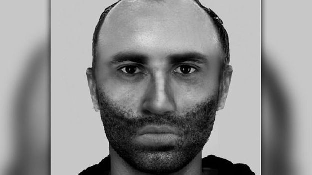 Opublikowany przez policję portret domniemanego przestępcy