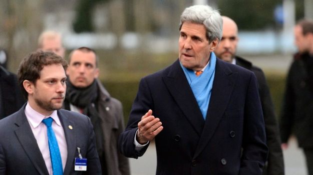 John Kerry z wizytą w Szwajcarii