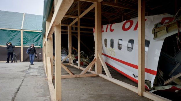 Wrak prezydenckiego samolotu TU-154M