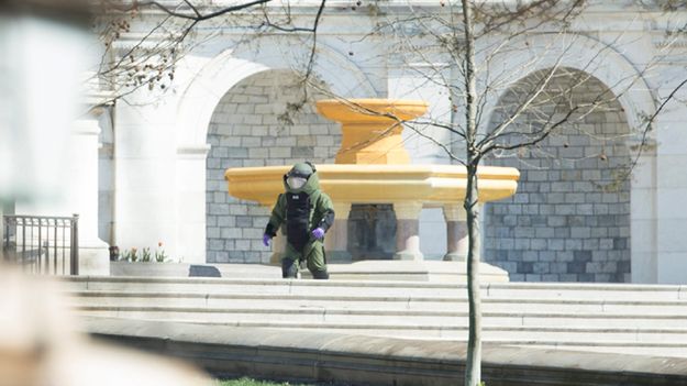 Strzały niedaleko budynku Kongresu w Waszyngtonie