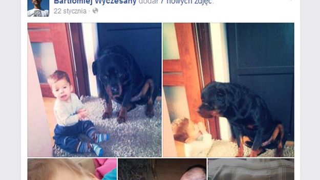 Profil na Facebooku taty Filipa