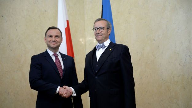Prezydent RP Andrzej Duda i prezydent Estonii Toomas Hendrik Ilves