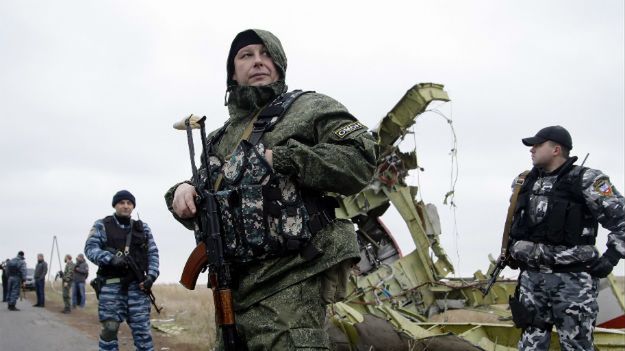 Separatyści przy wraku malezyjskiego boeinga. Ukraina